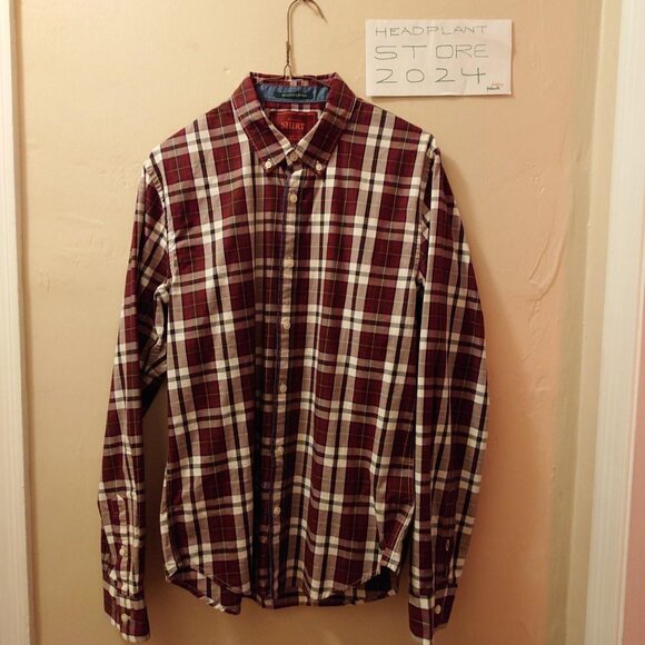 Scotch Soda Tour Les Jours Original Quality Haute Vetement Plaid Red Green Shirt - Picture 4 of 8
